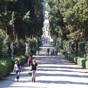 Gemütliche Wege im Giardino di Boboli