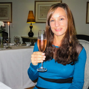 Dini mit dem Aperitif