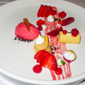 Himbeer-Erdbeer-Variation