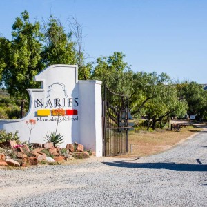 Eingang zum Naries Namaqualand Retreat
