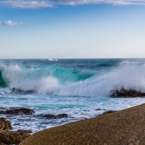 Fette Wellen am Strand von Clifton Fette Wellen am Strand von Clifton