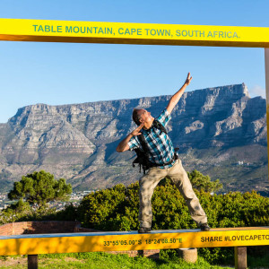 Großer Bilderrahmen auf dem Signal Hill Großer Bilderrahmen auf dem Signal Hill