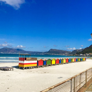 Die Strandhäuser in Muizenberg Die Strandhäuser in Muizenberg