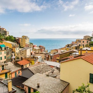 Blick über Riomaggiore