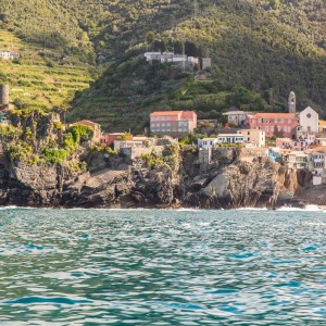 Vernazza vom Wasser aus