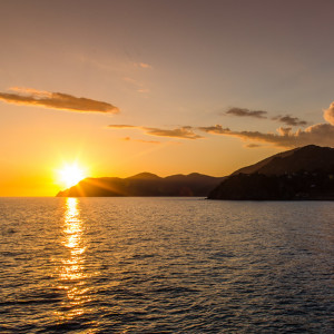 Sonnenuntergang in Riomaggiore