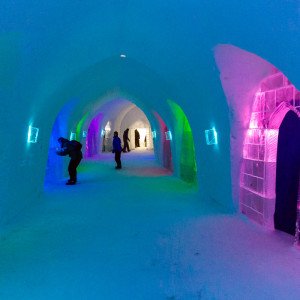 Hauptgang im Luvattumaa Eishotel