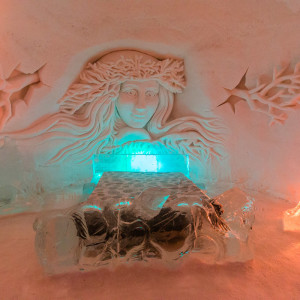 Zimmer im Eishotel Lainio Zimmer im Eishotel Lainio