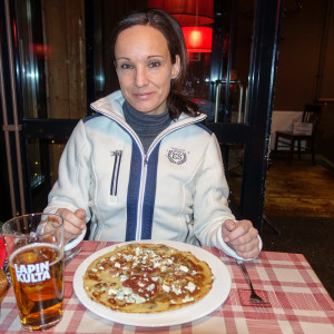 Abendessen im Pfannkuchenhaus Pannukakkutalo Abendessen im Pfannkuchenhaus Pannukakkutalo