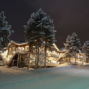 Abendspaziergang in Levi Abendspaziergang in Levi