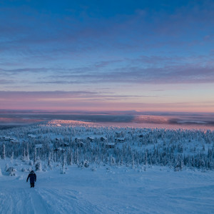 Aussicht vom Levi Fjäll Aussicht vom Levi Fjäll