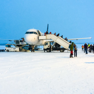 Das Rollfeld in Kittilä Das Rollfeld in Kittilä