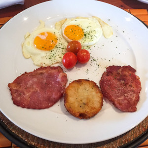 Unser Frühstück im Perle du Cap Unser Frühstück im Perle du Cap