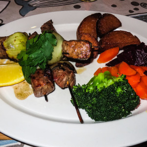 Abendessen im Salinas Beach Restaurant Abendessen im Salinas Beach Restaurant