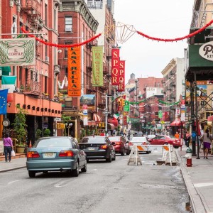 In den Straßen von Chinatown In den Straßen von Chinatown