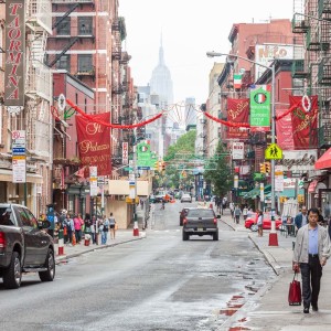 Hier geht es von Chinatown nach Little Italy Hier geht es von Chinatown nach Little Italy