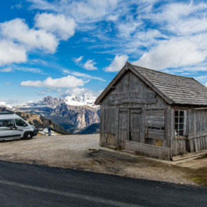 Oben an der Sellajoch Passstraße Oben an der Sellajoch Passstraße