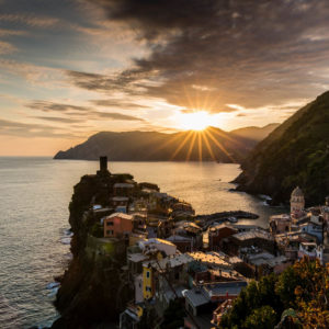 Sonnenuntergang in Vernazza