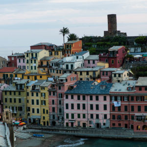 Vernazza in der Abenddämmerung