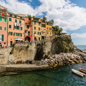 Am Hafen von Riomaggiore Am Hafen von Riomaggiore