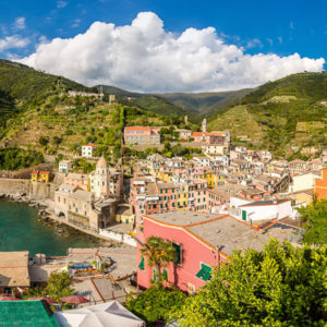 Vernazza Panorama vom Castello Doria