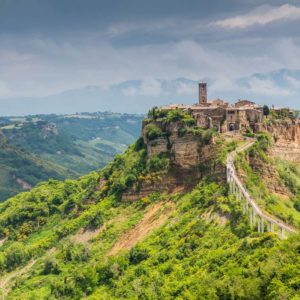 Bagnoregio vom Aussichtspunkt Bagnoregio vom Aussichtspunkt