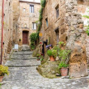 In den Gassen von Bagnoregio In den Gassen von Bagnoregio