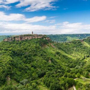 Bagnoregio von Lubriano aus