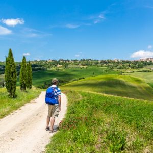 Blick in Richtung Pienza