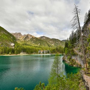 Blick zurück zum Bootshaus