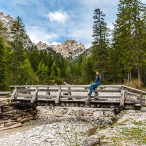 Brücke am Pragser Wildsee