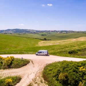 Unser Womo aus der Luft