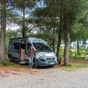 toller Stellplatz zwischen den Pinien