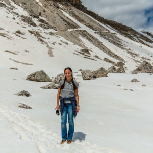 Durch den Tiefschnee um die Zinnen herum Durch den Tiefschnee um die Zinnen herum