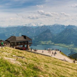 Oben auf der Schafbergspitze