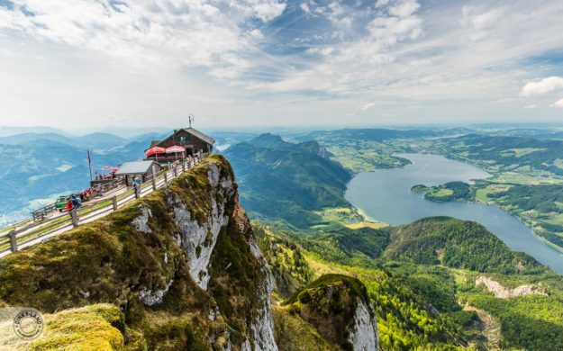 Postkartenmotiv auf dem Schafberg