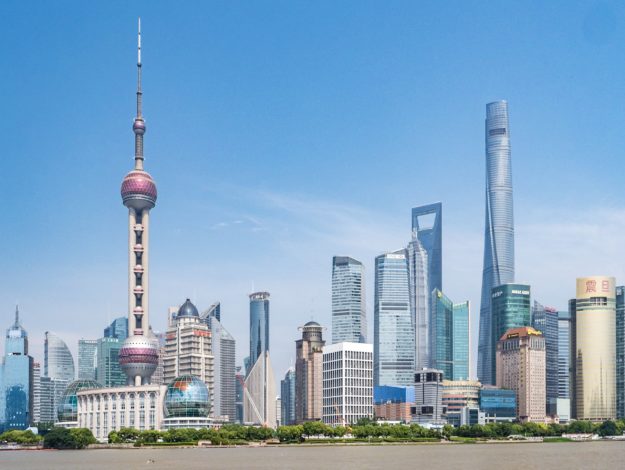 Postkartenblick auf Pudong
